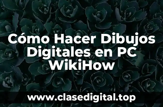 Cómo Hacer Dibujos Digitales en PC WikiHow