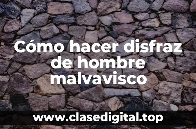 Cómo hacer disfraz de hombre malvavisco