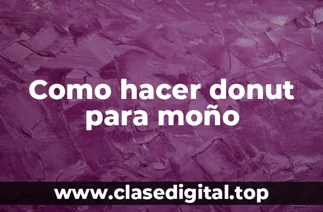 Como hacer donut para moño