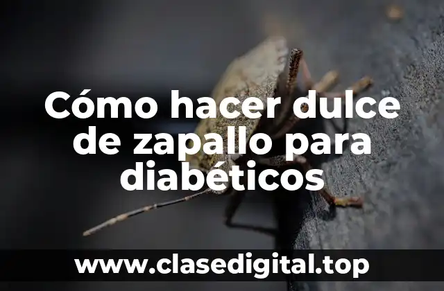 Cómo hacer dulce de zapallo para diabéticos