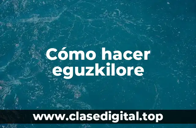 ¿Qué es un eguzkilore?