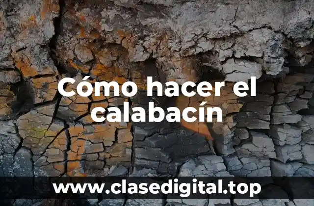 Cómo hacer el calabacín