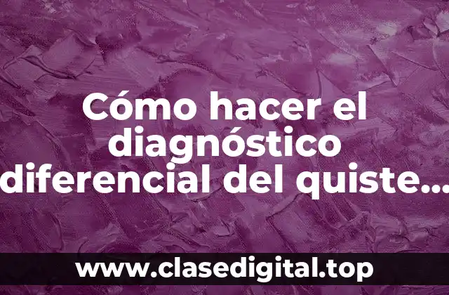 ¿Qué es el quiste del conducto tirogloso?