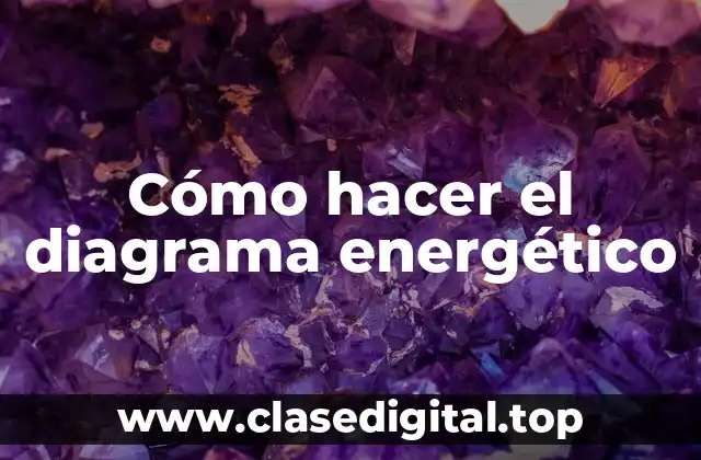 Cómo hacer el diagrama energético