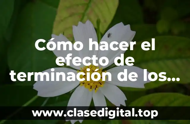 Cómo hacer el efecto de terminación de los aretes chapa