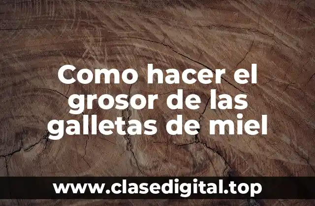 ¿Qué son las galletas de miel y cómo se usan?