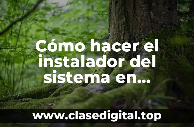 Cómo hacer el instalador del sistema en NetBeans