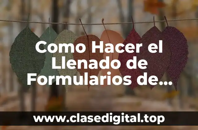 Llenado de Formularios de Convocatoria en SICOES