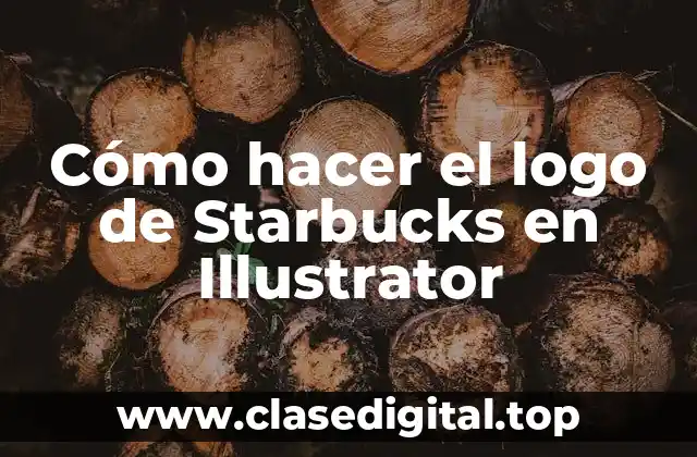 Cómo hacer el logo de Starbucks en Illustrator