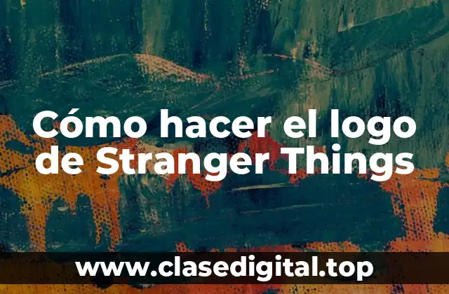 El logo de Stranger Things