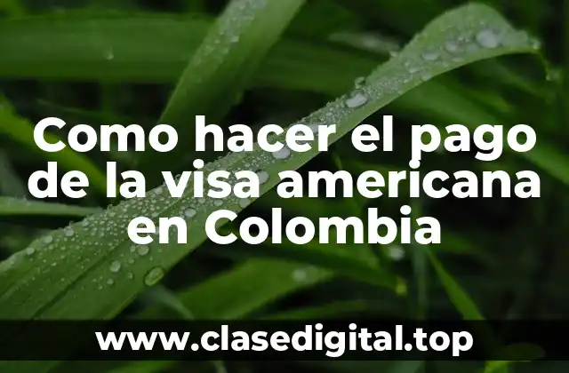La visa americana en Colombia