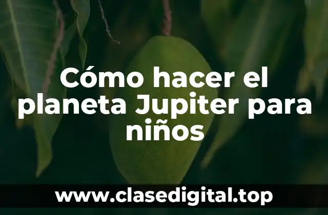 ¿Qué es el planeta Jupiter?