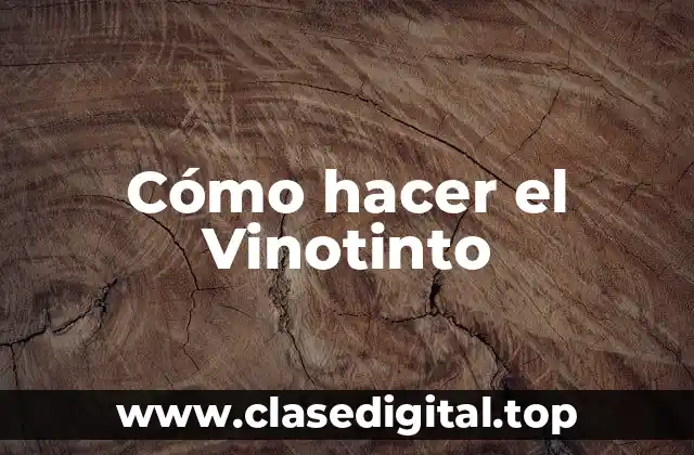 ¿Qué es el Vinotinto?
