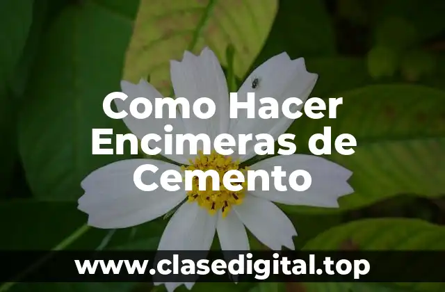 ¿Qué son las Encimeras de Cemento?