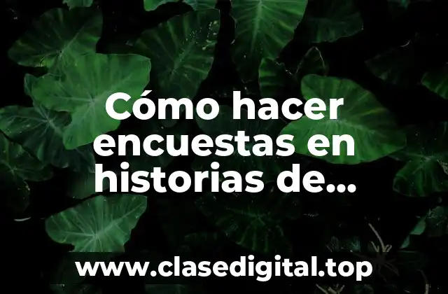 Cómo hacer encuestas en historias de Messenger