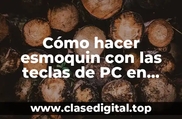 ¿Qué es hacer esmoquin con las teclas de PC en Facebook?