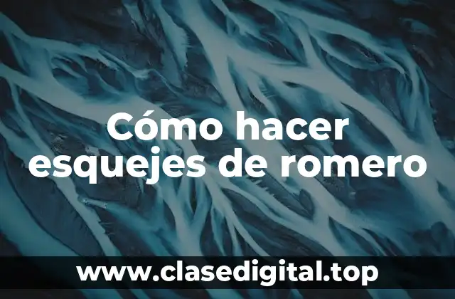 Cómo hacer esquejes de romero