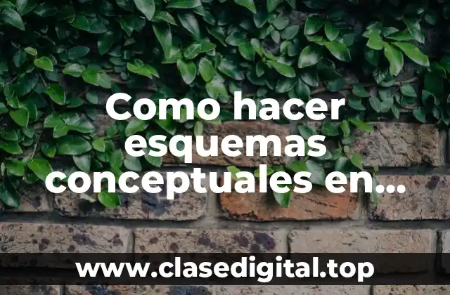 Como hacer esquemas conceptuales en Word 2010