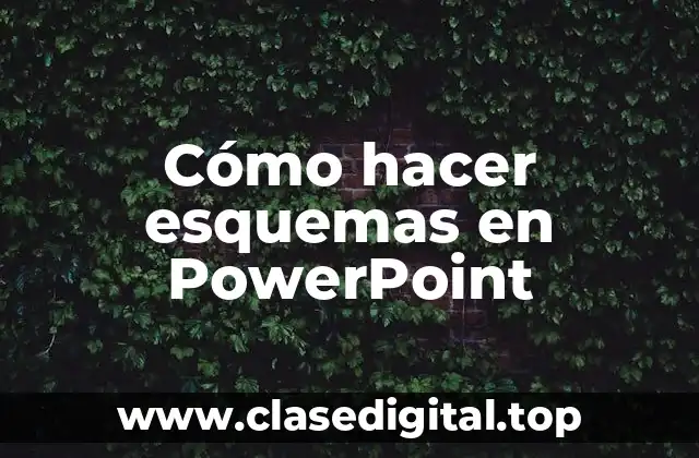 Cómo hacer esquemas en PowerPoint