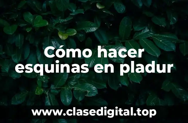 Cómo hacer esquinas en pladur