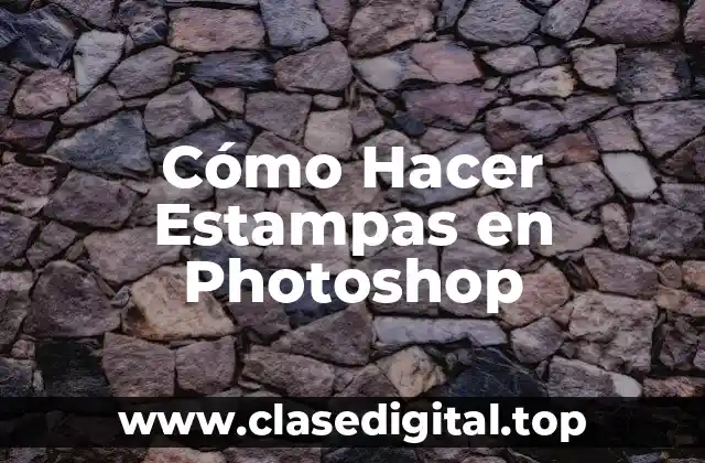 Cómo Hacer Estampas en Photoshop
