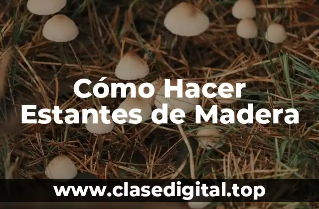 Cómo Hacer Estantes de Madera