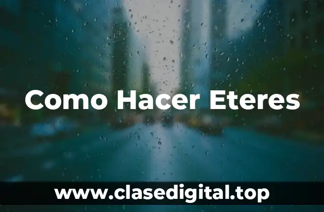 ¿Qué son los Eteres y para Qué Sirven?