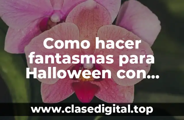 Como hacer fantasmas para Halloween con globos