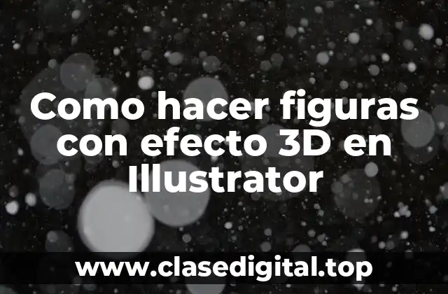 Como hacer figuras con efecto 3D en Illustrator