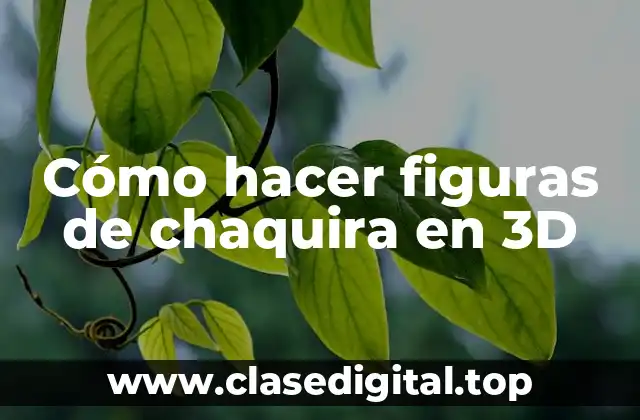Cómo hacer figuras de chaquira en 3D