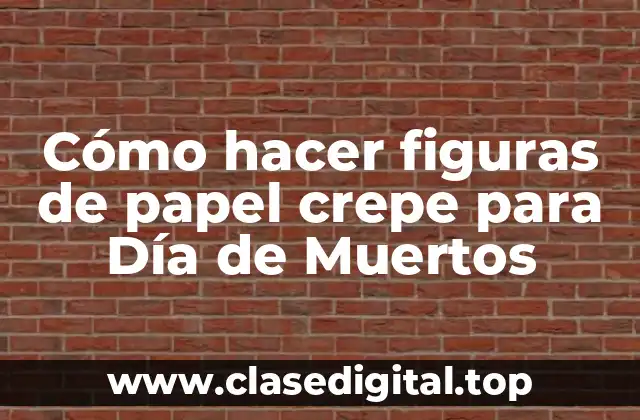 Papel crepe para Día de Muertos