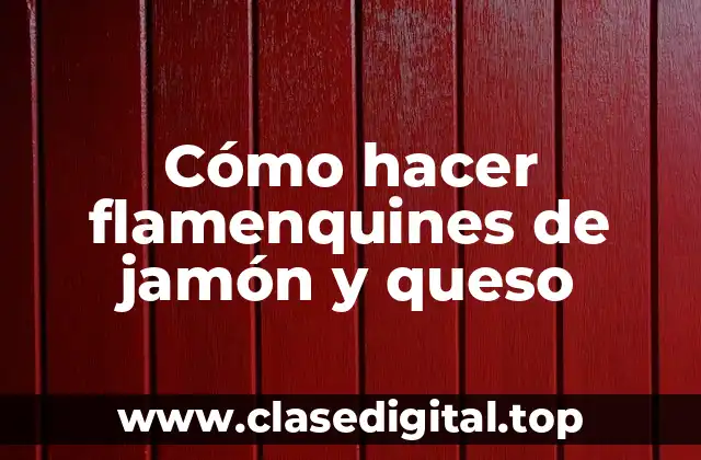 Cómo hacer flamenquines de jamón y queso