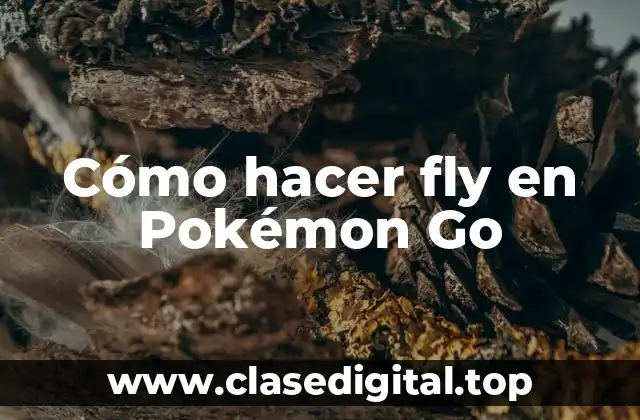 Cómo hacer fly en Pokémon Go