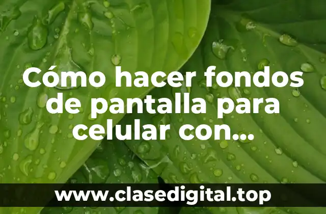 Cómo hacer fondos de pantalla para celular con Photoshop