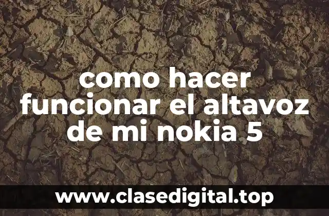 ¿Qué es el altavoz de un teléfono móvil?