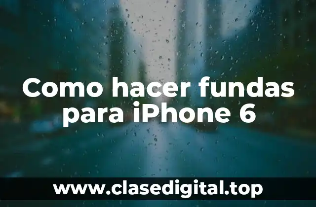 Fundas para iPhone 6: ¿Qué son y cómo se utilizan?