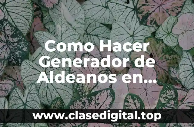 Como Hacer Generador de Aldeanos en Minecraft