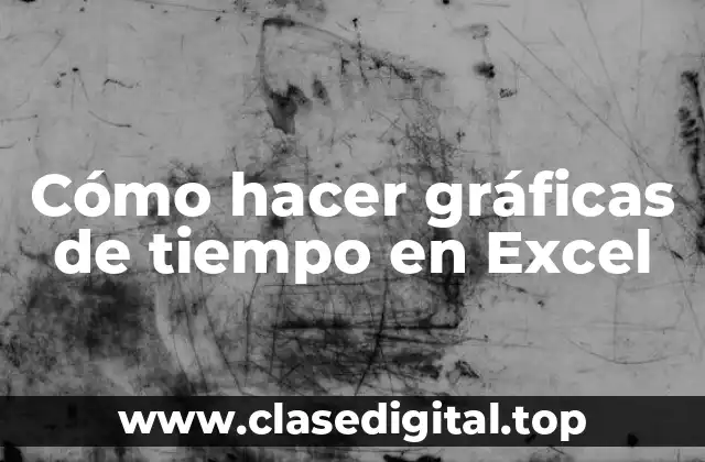 Cómo hacer gráficas de tiempo en Excel
