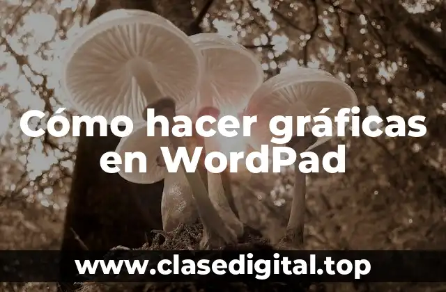 Cómo hacer gráficas en WordPad