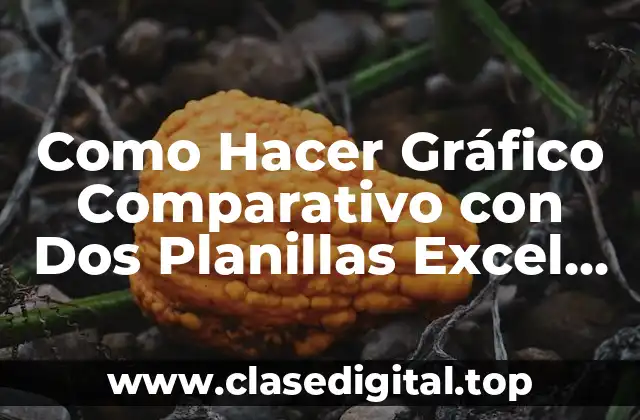 Como Hacer Gráfico Comparativo con Dos Planillas Excel 2005