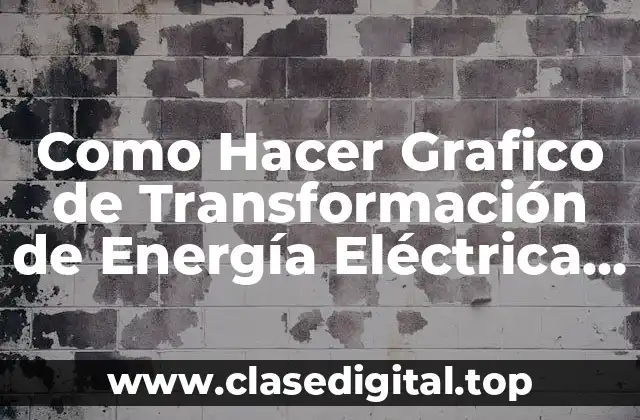 Como Hacer Grafico de Transformación de Energía Eléctrica a Cinética