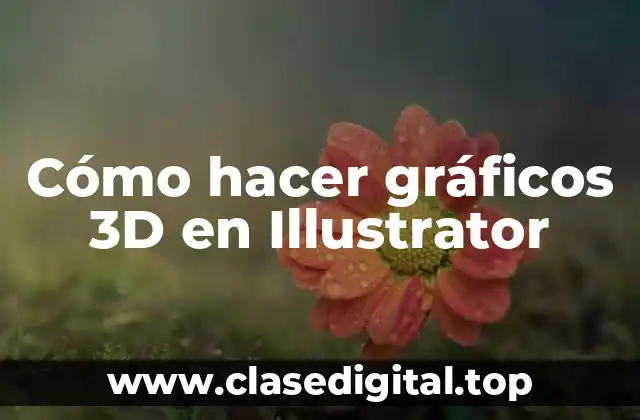 Cómo hacer gráficos 3D en Illustrator