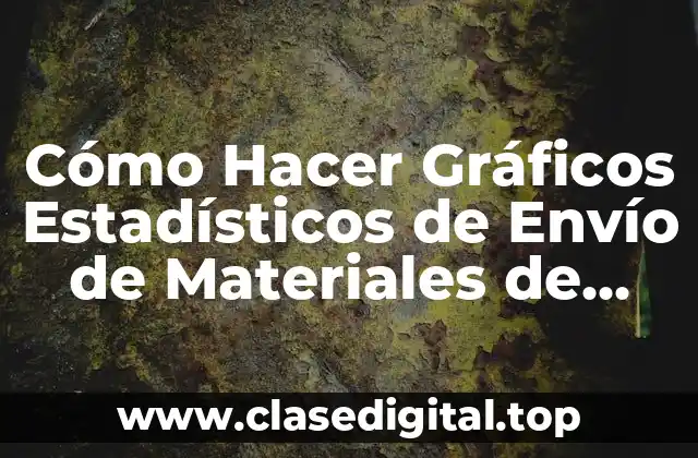 Cómo Hacer Gráficos Estadísticos de Envío de Materiales de Construcción