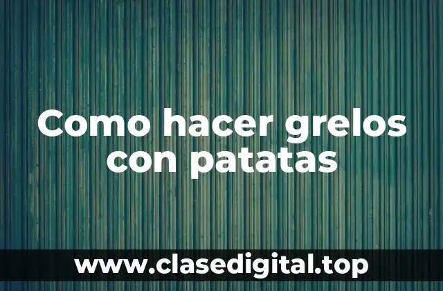 Como hacer grelos con patatas