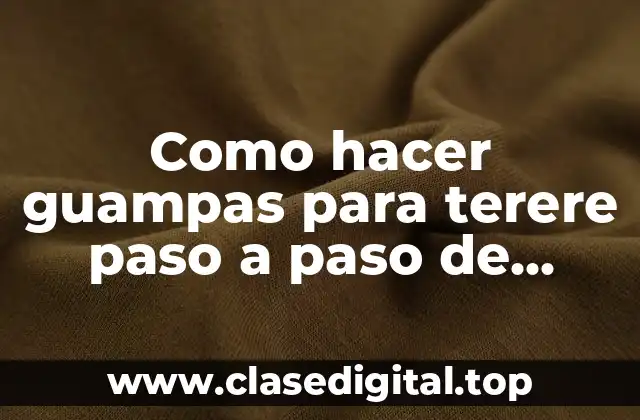 Como hacer guampas para terere paso a paso de tacuara