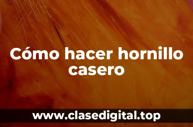 Cómo hacer hornillo casero