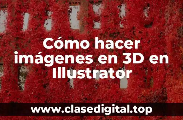 Cómo hacer imágenes en 3D en Illustrator