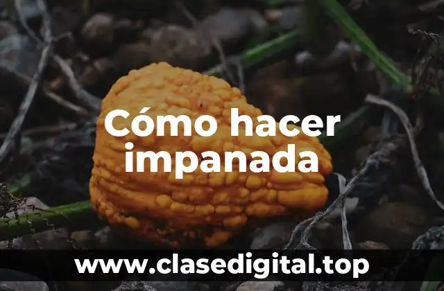 ¿Qué es una impanada y para qué sirve?