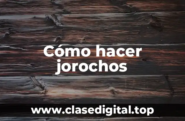 ¿Qué son los jorochos?