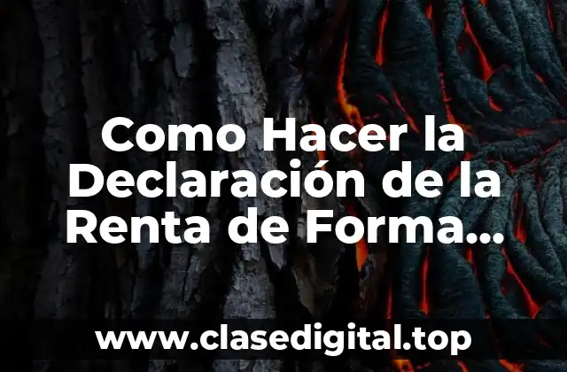 Como Hacer la Declaración de la Renta de Forma Presencial